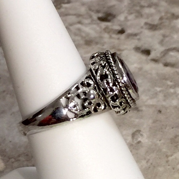 Amethyst Statement Ring - Picture 2 of 4